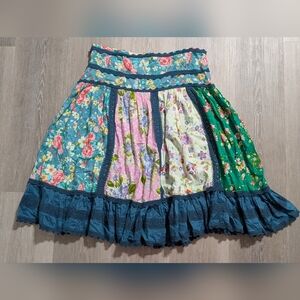 Matilda Jane Multicolor Floral A-Line Skirt